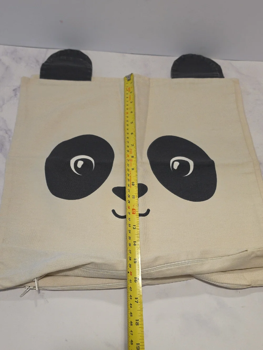 Panda White & Black Set Of  2 Pillow Covers